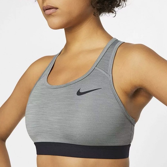 Nike Other - 🩷NIKE SPORTS BRA SOACE GRAY LOGO WORKOUT SIZE SMALL DRIFIT WORKOUT GYM RUNNING